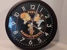 Porto Ramos-Pinto Clock Made By Sterling & Noble. Hard To Find. 15 1/2