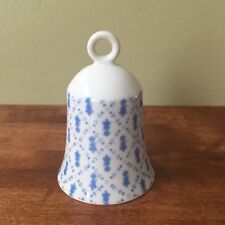 Holly Hobbie Petite Pattern Porcelain Bell Made In Japan Pretty Ring picture