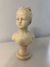 Vintage Marwal Inc. Chalkware Girl Bust picture