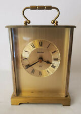 Bulova Gold Tone Desk Clock - Roman Numerals - Germany picture