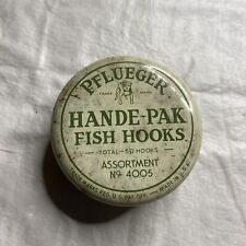 Vintage Pflueger Hande-Pak Fish Hooks No. 4005 Tin picture