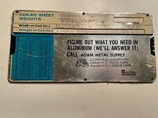 Vintage Alcoa Aluminum Weight Calculator picture