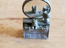 Cat Kitten Pewter Miniature Mirror Dresser Drawer Playing Figurine Spoontiques picture