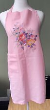Vintage full pink with floral apron EUC picture