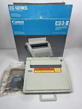 Canon ES3-ll Portable Electronic Typewriter  Book Cover Tested picture