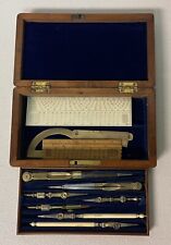 Antique Vintage 1800’s Elliot Brothers Charting Instruments Set London picture