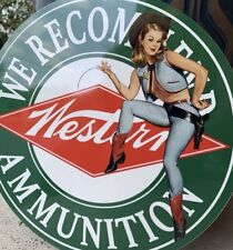 Top Quality Western Ammunition Winchester vintage reproduction Garage Sign picture