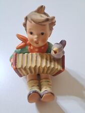 GOEBEL-W GERMANY- BOY PLAYING ACCORDION WITH BIRD-110/1 picture