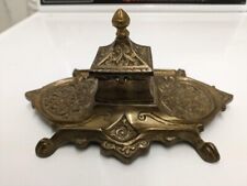 Vtg. brass inkwell. picture