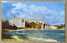 THE MOANA HOTEL. Vintage Postcard. Waikiki Beach Hawaii. picture