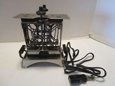 Antique Fitzgerald Mfg. Electric Toaster Swivel door Star Art Deco 1920’s USA picture