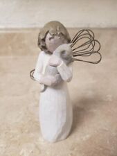 Willow Tree Figurine “With Affection” Angel with Cat 2003 picture