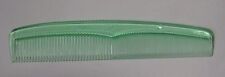 Vintage Placo Mademoiselle Translucent Clear GREEN Hair Comb 8