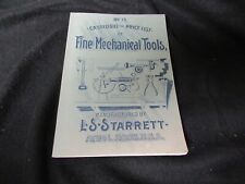  L S Starrett Catalog and Price List Book No.13 (Reprint). picture