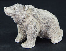 2005 RESIN GRIZZLY BEAR TEXTURED FIGURINE 4