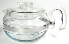 Exc Cond Vintage 1950s-70s Pyrex Flameware Glass Teapot, 6 Cup, Squeaky Clean picture