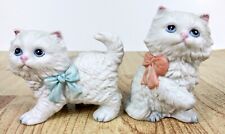 80's Homco Kitten Cat Figurine Set #1428 Taiwan Porcelain picture