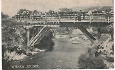 New Zealand Whaka Bridge  1910  NZ  picture