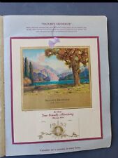 R ATKINSON FOX - NATURE'S GRANDEUR, CHARLES CHAMBERS - FAMILY, 1932 CALENDARS picture