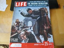 1958 LIFE MAGAZINE  JANUARY 13  BLOODY SUNDAY IN PETROGRAD  LOWEST PRICE ON EBAY picture