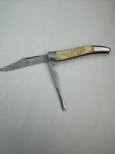 Vintage Hammer Brand 2 blade Folding Pocket Knife - Mother of Pearl USA Made picture