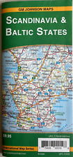 SCANDINAVIA/BALTIC STATES ROAD MAP  Denmark NORWAY Sweden FINLAND AAA/GM JOHNSON picture