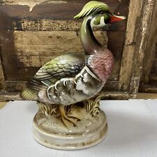 Rare Vintage Duck Figurine Japanese Porcelain Statue Made In Japan  9.5” Tall picture