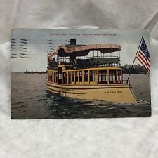 Vintage 1910 Lake Minnetonka Minn. Postcard Express Boat Hopkins picture