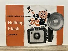 1957 Brownie Holiday Flash Camera Kodak Photography Photo Booklet Vtg picture