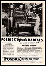 1945 Fosdick Machine Tool Co. Hydraulic Radial Drill Cincinnati Ohio Print Ad picture