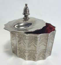 Silverplate Trinket Jewelry Stash Box With Lid Godinger Silver 1991 picture