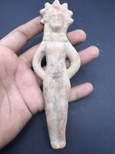 Genuine Ancient Old Indus Valley Ceramic Fertility Goddess Lady Figured Statue picture