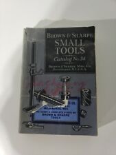 1941 BROWN & SHARPE MFG CO CATALOG SMALL TOOLS NO. 34 ILLUSTRATIONS Vintage  picture