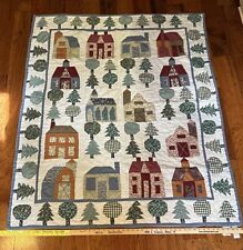 JCPenney Quilt Throw Wall Hanging 50” X 60” GUC Country Home Theme picture