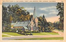 D2118 Little Church of the Flowers Forest Lawn Memorial Park Glendale Tichnor PC picture