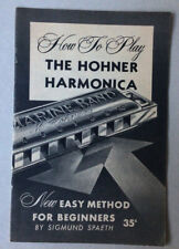1958 ed How To Play The Hohner Harmonica easy method for beginners picture