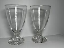 Set of 2 Vintage Anchor Hocking Boopie Glasses 5.5”T ￼x 3”W Ex. Used Condition picture