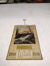 Vintage 1931 Roszell's Ice Cream Sands Fountain Hopedale IL Advertising Calendar picture
