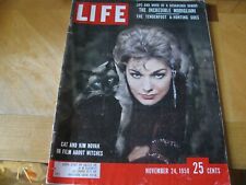 1958 LIFE MAGAZINE  NOVEMBER 24  KIM NOVAK  WITCHES  FILM  LOWEST PRICE ON EBAY picture