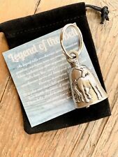 Unicorn GUARDIAN Bell of Good Luck fortune pet keychain gift picture