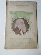 1900 Four Penny Classics Brewer's Selected Poems William Cullen Bryant  picture