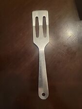 Vinatge Small Metal Slotted Serving Spatula Japan Stainless 