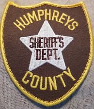 MS Humphreys County Mississippi Sheriff Patch picture