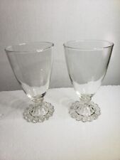Set of 2 Vintage Anchor Hocking Boopie Glasses 5.5”T× 3”W Ex. Used Condition picture