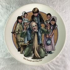 BOB CRATCHIT AND TINY TIM Plate The Remarkable World of Charles Dickens K. Hack picture