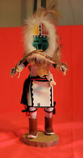 Native American Sun Face Hopi Kachina Doll  11.5” Tall  Signed L. Moore picture