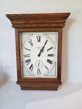 Howard Miller Model 613-239 Quartz Wooden Wall Clock Brown  19” Tall picture