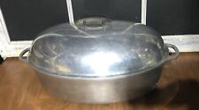 Vintage Household Institute 5QT Dutch Oven 15 inch Aluminum Oval Roaster w/Lid picture