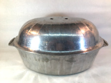 Vintage Household Institute Aluminum Oval Dutch Oven/Roaster picture
