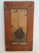 Antique Oak Arts & Crafts Wood Frame (14